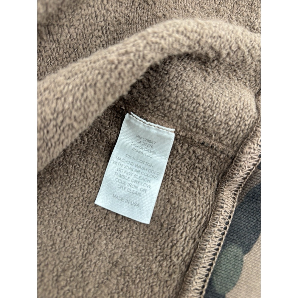 NWT Nili Lotan Callie Zip Up Hoodie Brown Camouflage Sz XS $345 - Picture 7 of 11